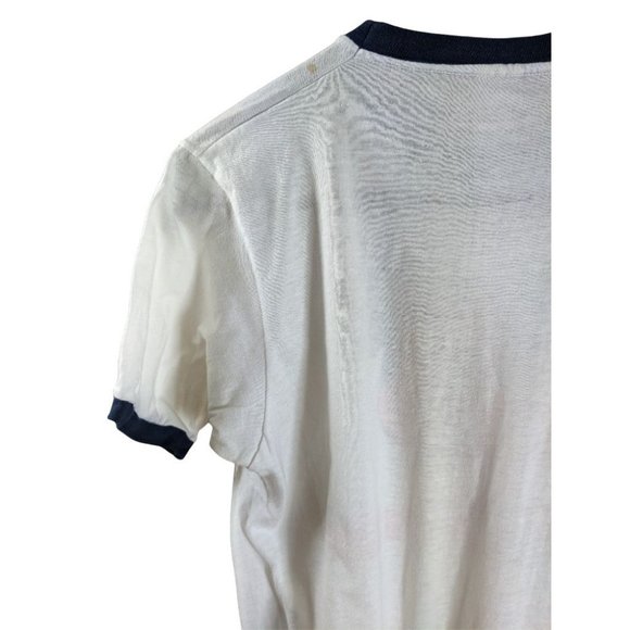 Vintage VTG Tropix Togs Character White Tee Mickey Mouse - Large - Picture 5 of 13